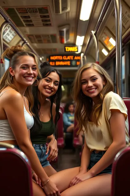 Las Chicas de Blaine Novak Conducen el Autobús Escolar