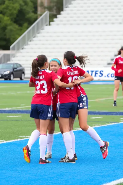 Las Chicas de Fútbol de AUSA Compiten con Habilidad