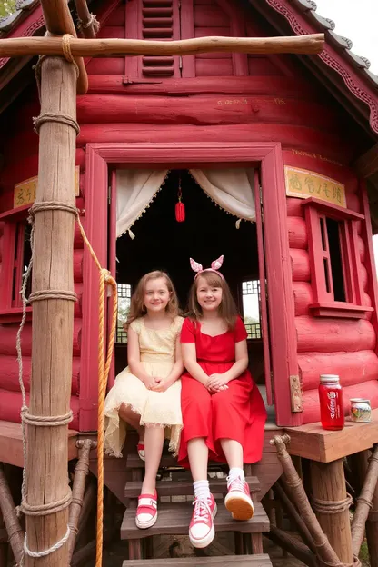 Las Niñas en la Casa de Madera de Pilares Repiten