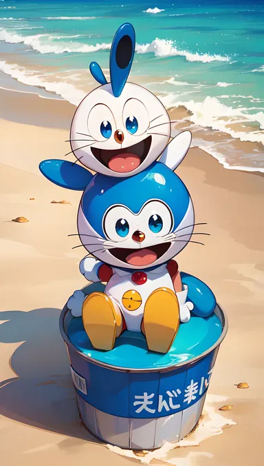 Las aventuras hentai de Doraemon con amigos robot