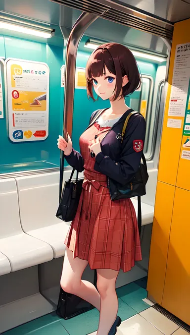 Las aventuras hentai de Haruka Sawamura en el metro continúan