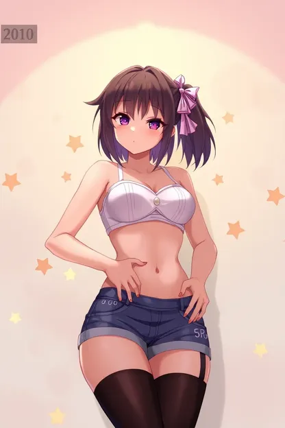 Las chicas anime balancean sus caderas con sensualidad