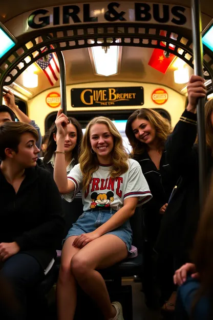 Las chicas de Blaine Novak viajan en autobús escolar todos los días