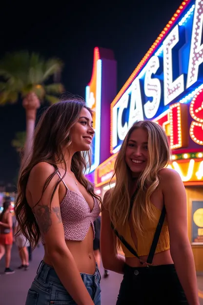 Las chicas de Vegas: Bailando la noche en Neon