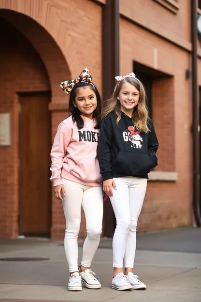 Las chicas visten leggings blancos para el trabajo y el juego