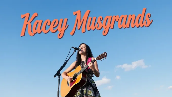 Las entradas del tour de Kacey Musgraves 2025 están a la venta ahora