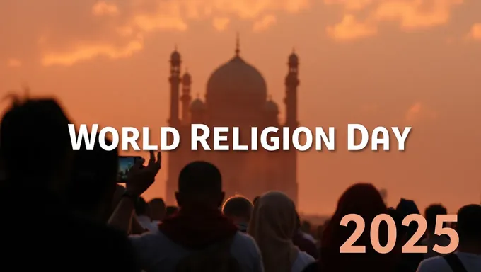 Las fechas de la religión del mundo se unen en el Día Mundial de la Religión 2025