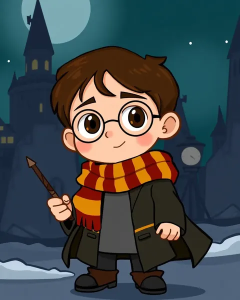 Las fotos de Harry Potter en cartoon hacen que los personajes cobren vida