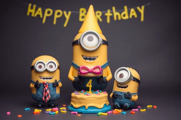 Las fotos de cumpleaños de Minion evocan emociones felices siempre