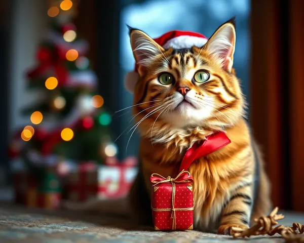 Las fotos de gatos divertidas de Navidad son tan encantadoras