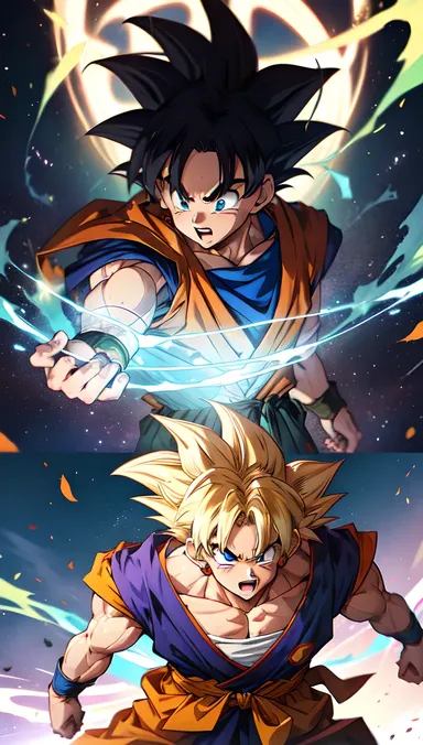 Las habilidades de R34 de Goku son legendarias en lucha