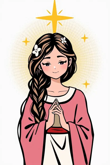 Las habilidades de diseño SVG de una chica cristiana