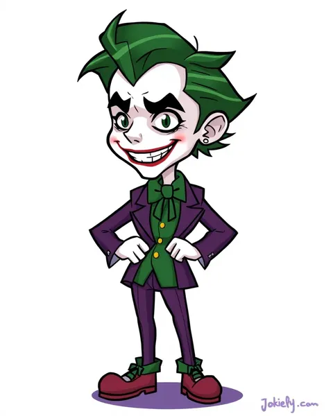 Las imágenes de caricatura del Joker descubiertas