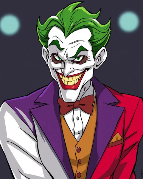 Las imágenes de caricatura del Joker representan su mayhem