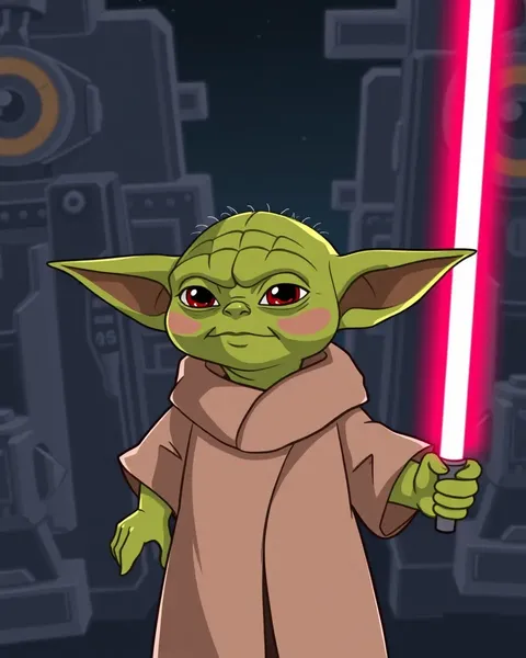 Las imágenes de dibujos animados de Yoda traen sabiduría a las mentes jóvenes