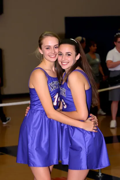 Las niñas de Newton juegan baloncesto todos los días