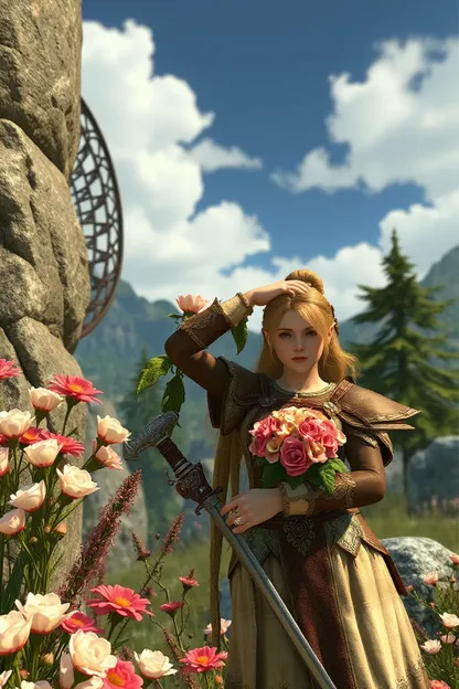 Las niñas de la flor encantada de Skyrim dominan a los dragones