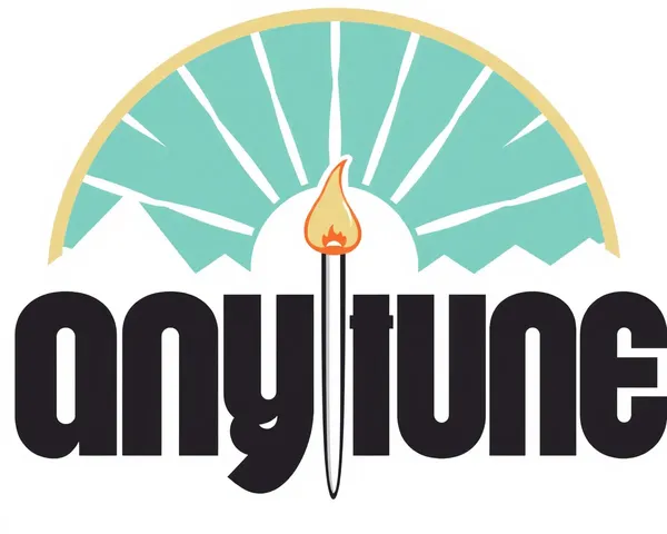 Logo de Anytune Archivo de Imagen PNG