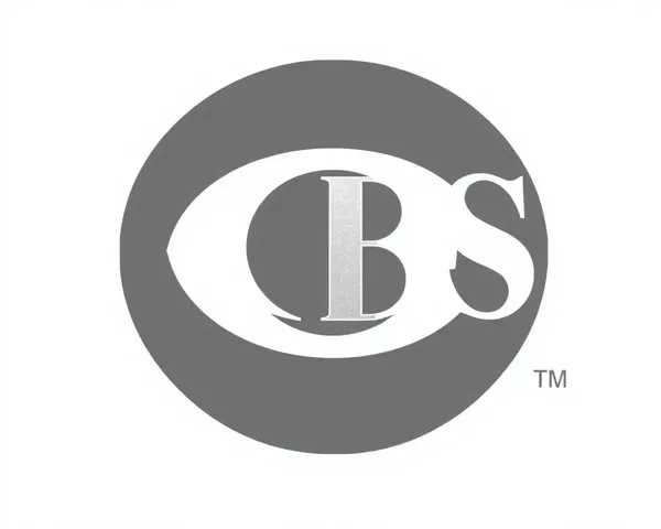 Logo de CBS gris en formato PNG para medios