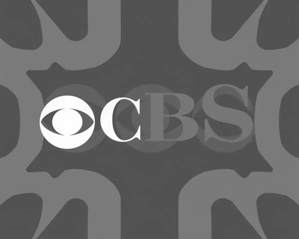 Logo de CBS gris en imagen PNG para visuals