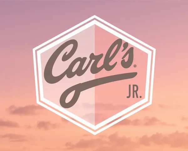 Logo de Carl's Jr en fondo PNG transparente