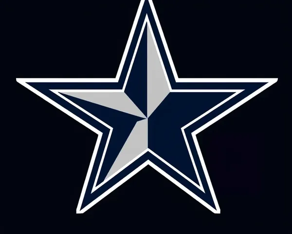 Logo de Dallas Cowboys en formato PNG para propósito de impresión