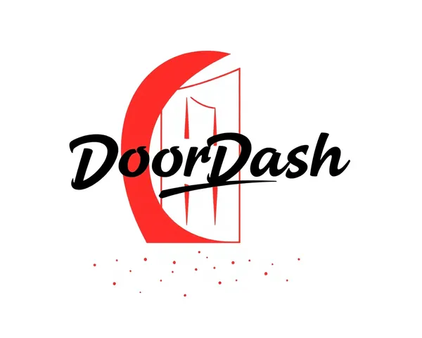 Logo de Doordash en formato PNG con fondo transparente y vector