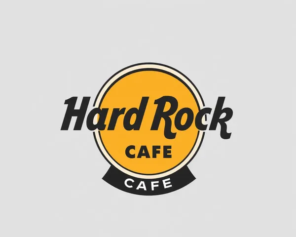 Logo de Hard Rock Cafe sin fondo requerido en formato vector de diseño