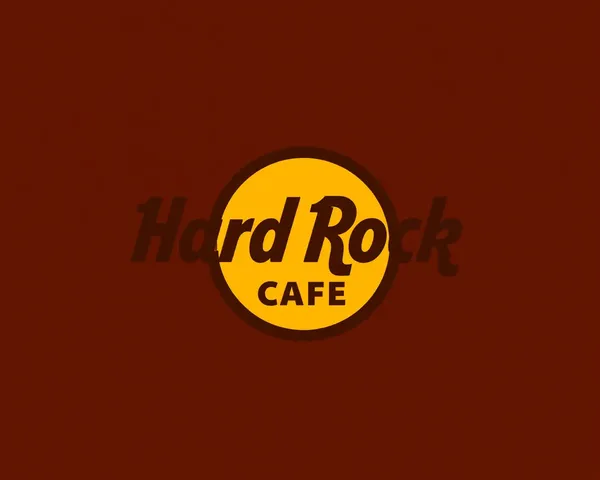 Logo de Hard Rock Cafe sin fondo vectorial