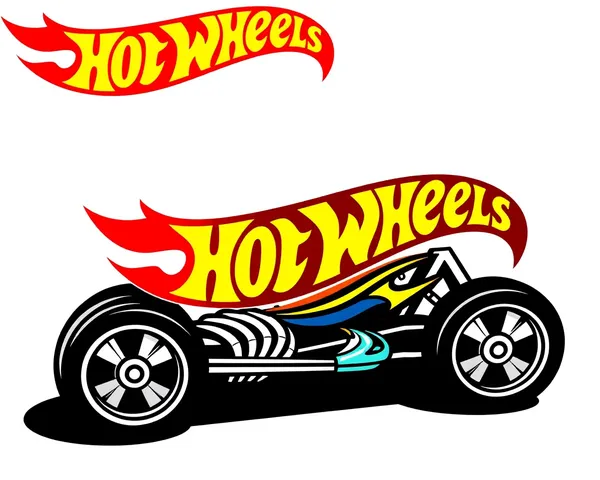 Logo de Hot Wheels en fondo transparente PNG