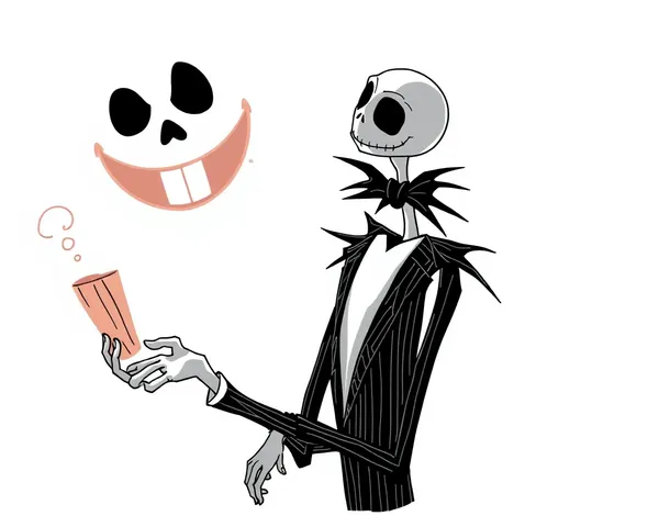 Logo de Jack Skellington en formato de alta resolución PNG