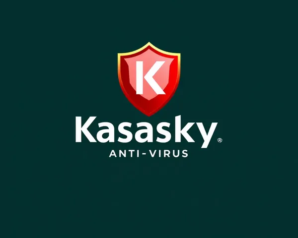 Logo de Kaspersky Anti-Virus con elementos de diseño únicos