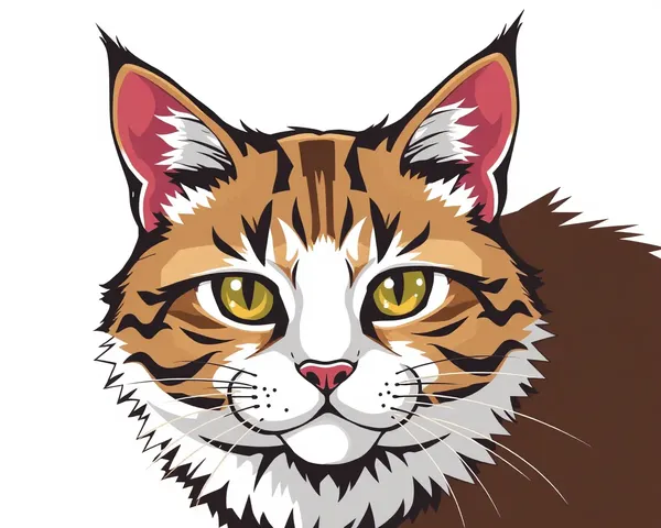 Logo de Kucing Png de Kartun Kucing Oren Artwork