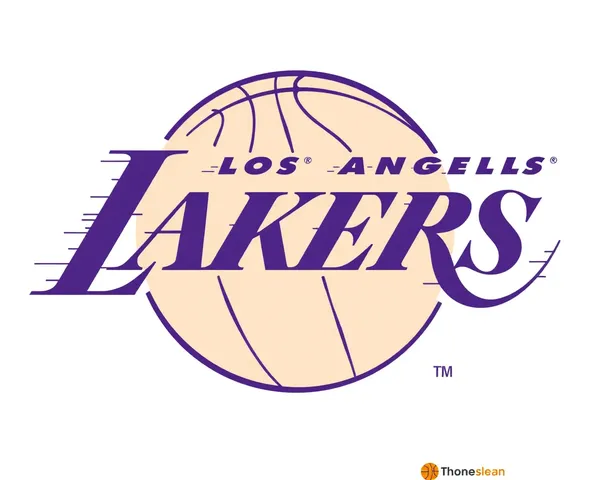 Logo de Los Angeles Lakers en formato PNG diseño gráfico