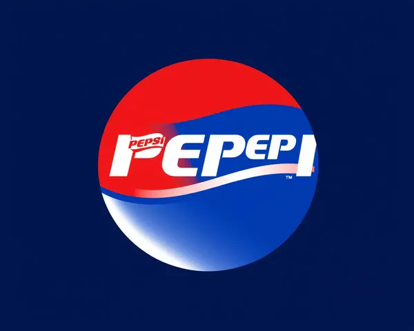 Logo de Pepsi con fondo transparente para edición en formato PNG