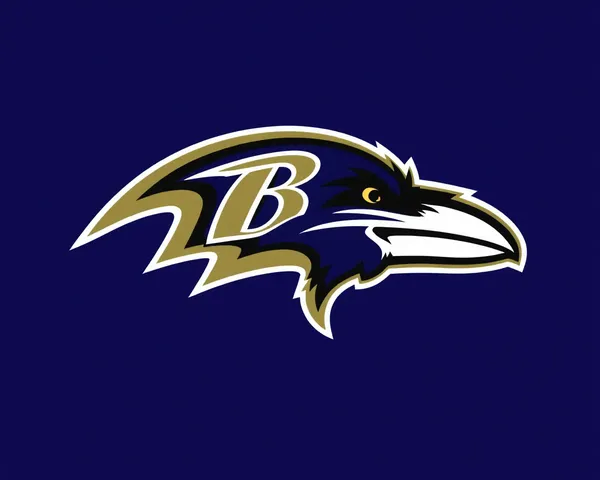 Logo de Ravens PNG: imagen de logo de Ravens con texto