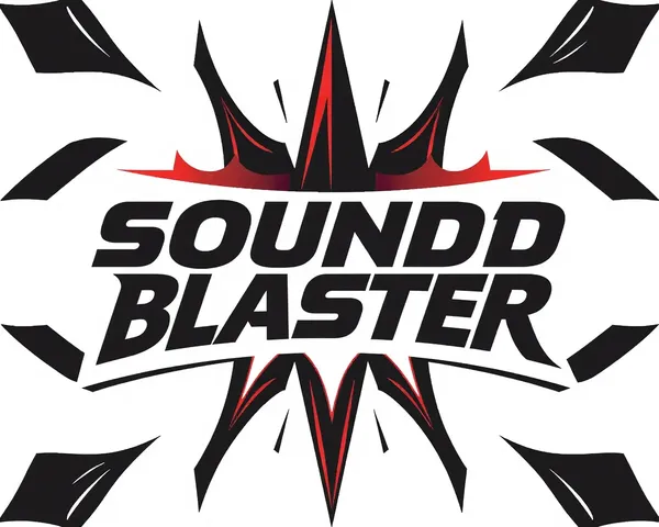 Logo de Sound Blaster en formato gráfico PNG encontrado