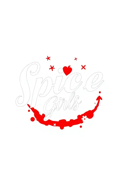 Logo de Spice Girls: colores brillantes y tipografía audaz