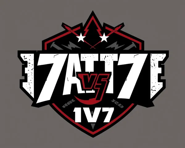 Logo de batalla 7v7 en formato de imagen PNG