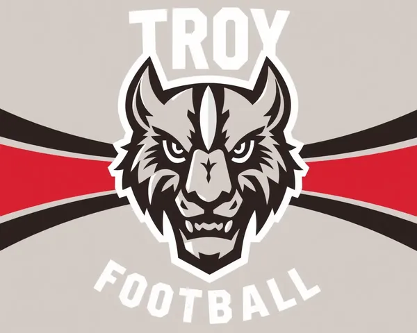 Logo de fútbol de Troya imagen PNG para descargar