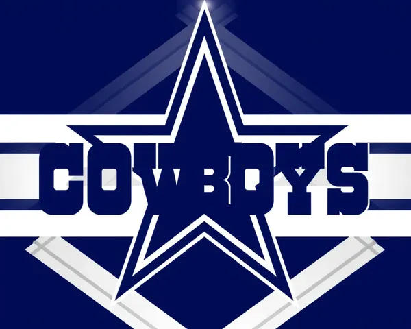 Logo de icono de fútbol de Dallas Cowboys en PNG