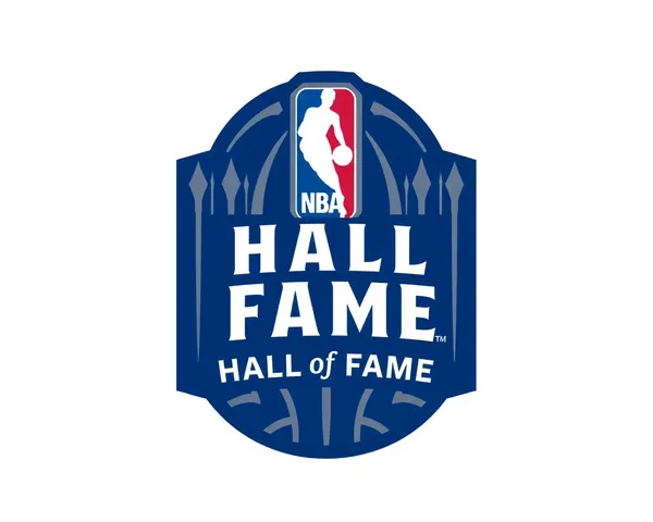 Logo de la Galería de la Fama de la NBA en formato PNG vector