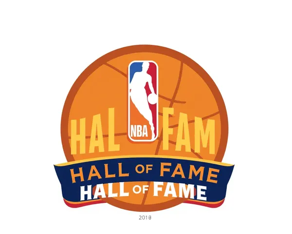 Logo de la Sala de la Fama de la NBA en formato PNG de imagen