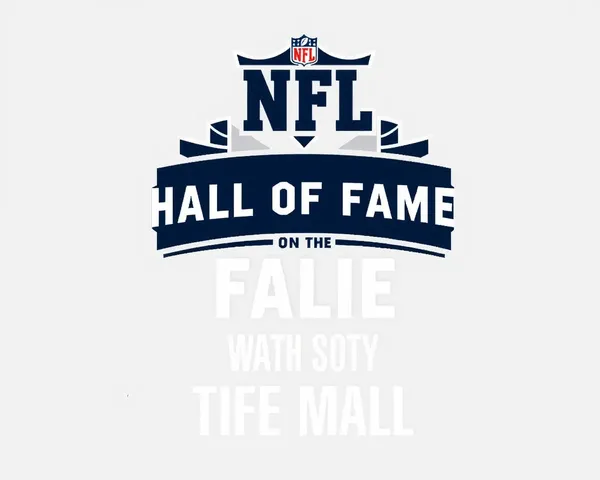 Logo de la Sala de la Fama de la NFL en formato PNG