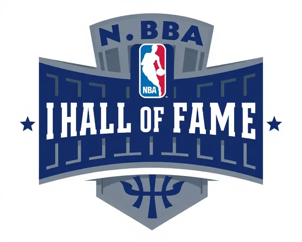 Logo de la Salón de la Fama de la NBA Imagen PNG