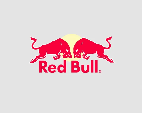 Logo de la empresa de bebidas energéticas Red Bull en formato PNG