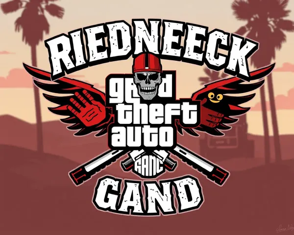 Logo de la pandilla de rednecks de GTA en gráficos PNG