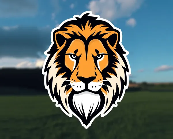 Logo de leones en formato de diseño gráfico y PNG