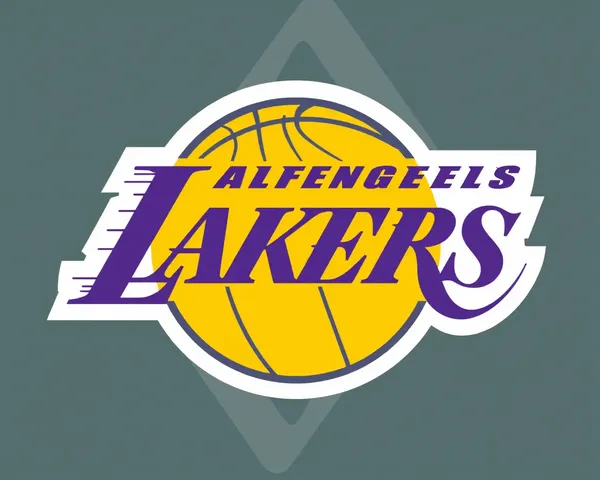 Logo de los Angeles Lakers en formato de imagen PNG de fondo