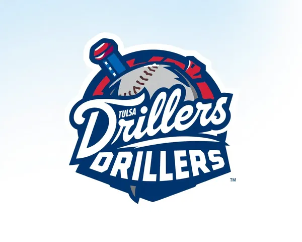 Logo de los Drillers de Tulsa en formato de imagen PNG descargable